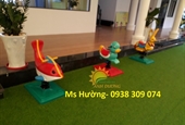 Thú nhún lò xo cho bé mầm non