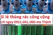 Thùng rác giá rẻ nắp kín, thùng rác y tế sỉ lẻ 